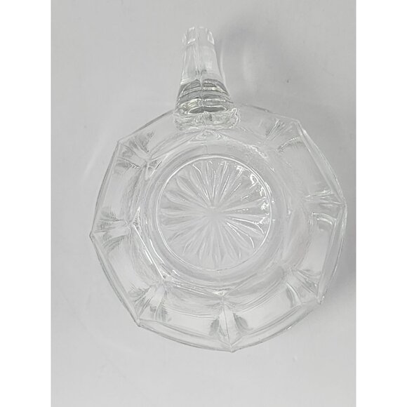 Vintage Glass Punch Bowl Miss Matched Cups With Intricate Patterns 3 Clear Glass - Picture 15 of 16